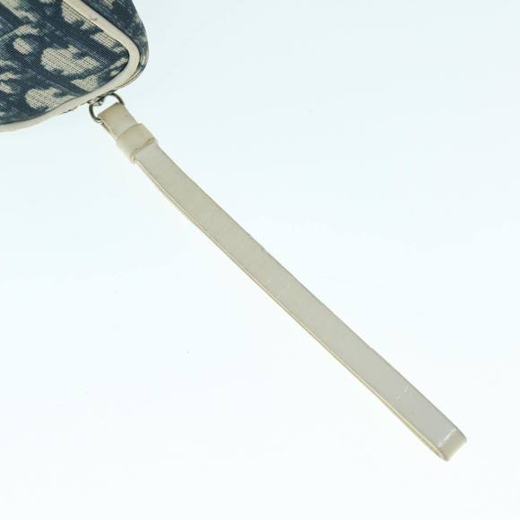 Christian Dior Trotter Canvas Pouch Blue Auth 63883 - Picture 13 of 16